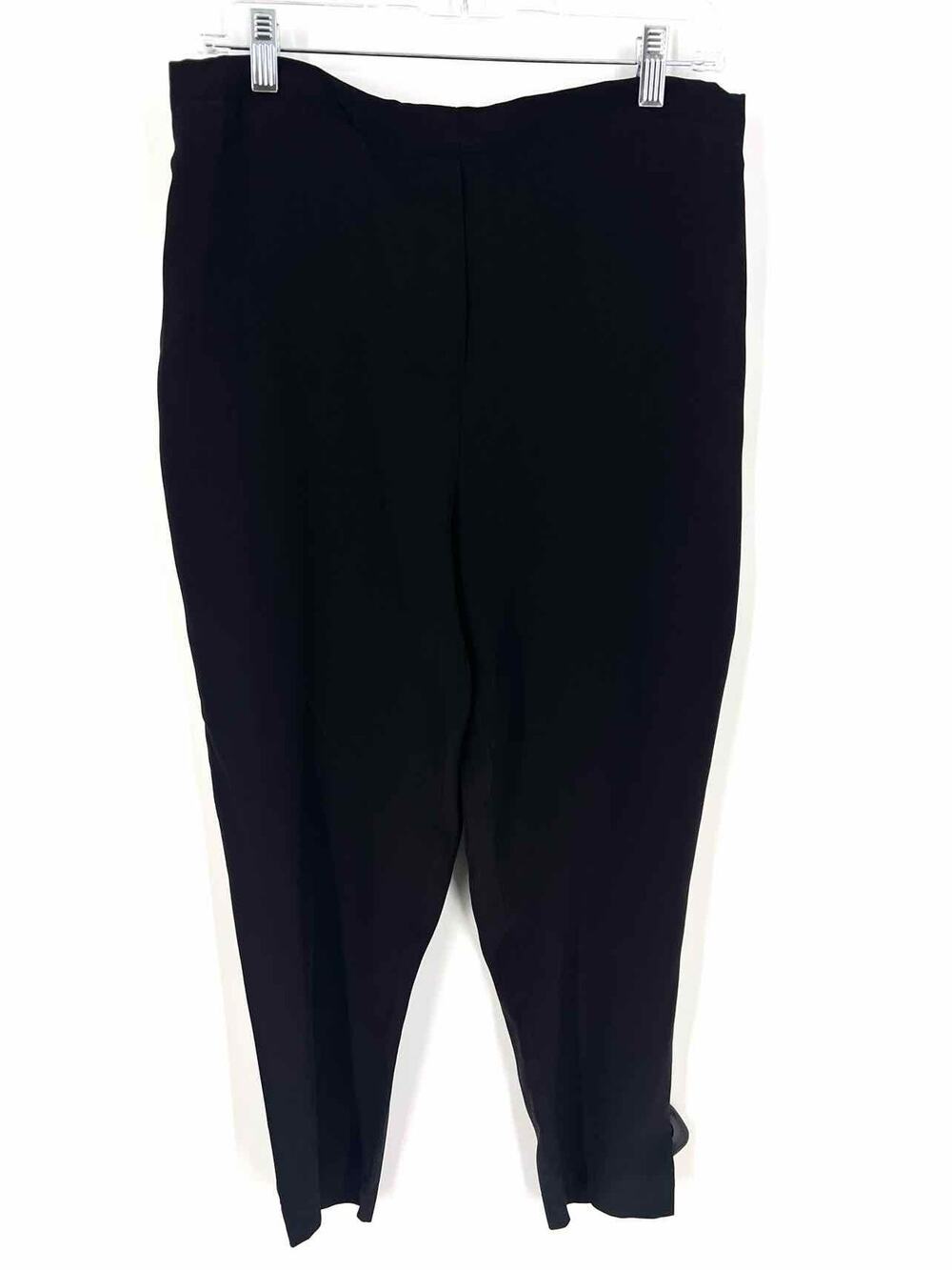 Sibel Saral Size S Black Solid Silk Designer Pants